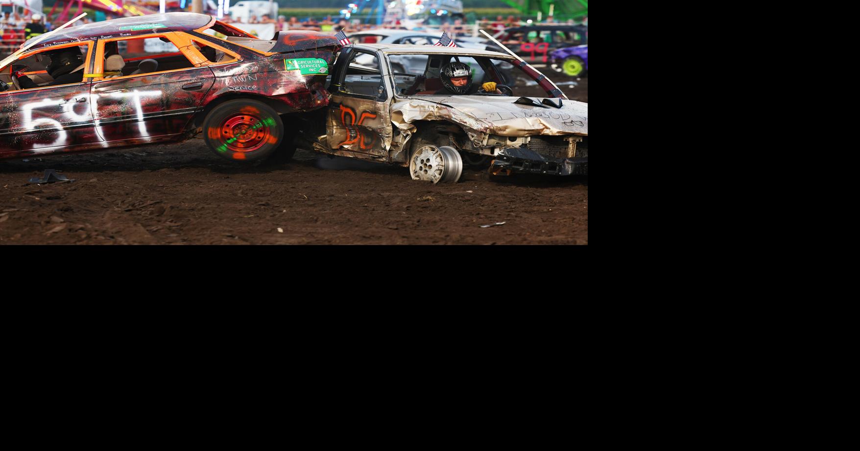 PHOTOS: Demolition Derby at the Merrick County Fair