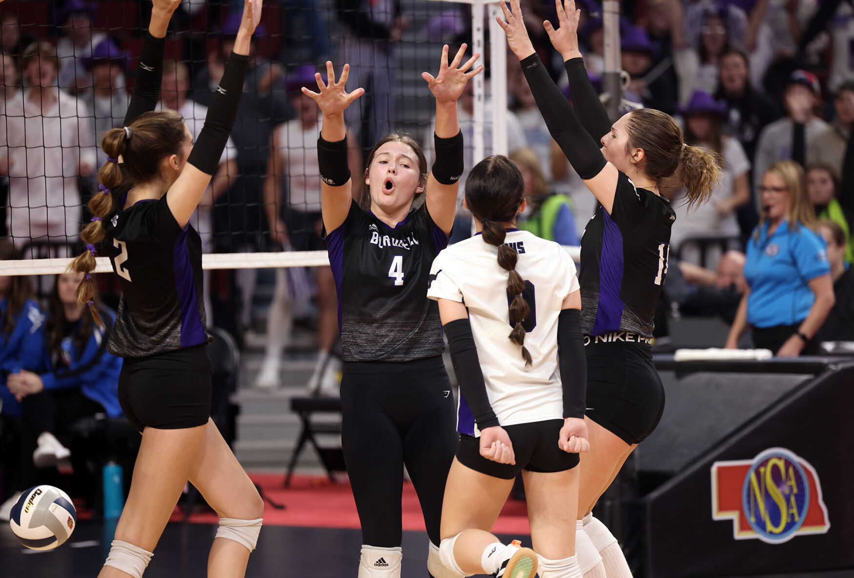 PHOTOS Burwell takes on Guardian Angels Central Catholic at state