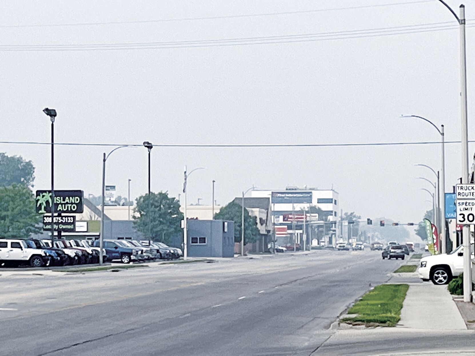 Smoke from Canadian wildfires moves into Grand Island area