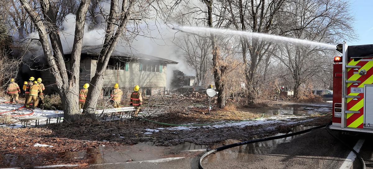 Twostory home destroyed in Boelus fire Monday morning Grand Island