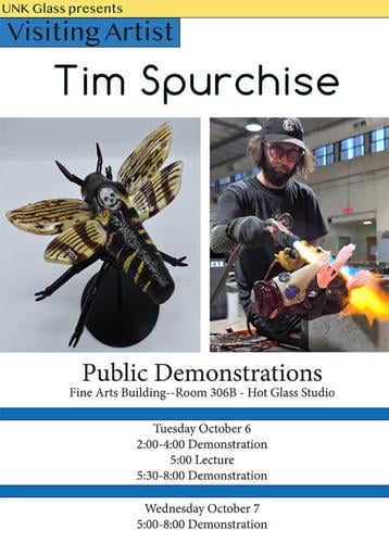 Glass Visiting Artist Tim Spurchise