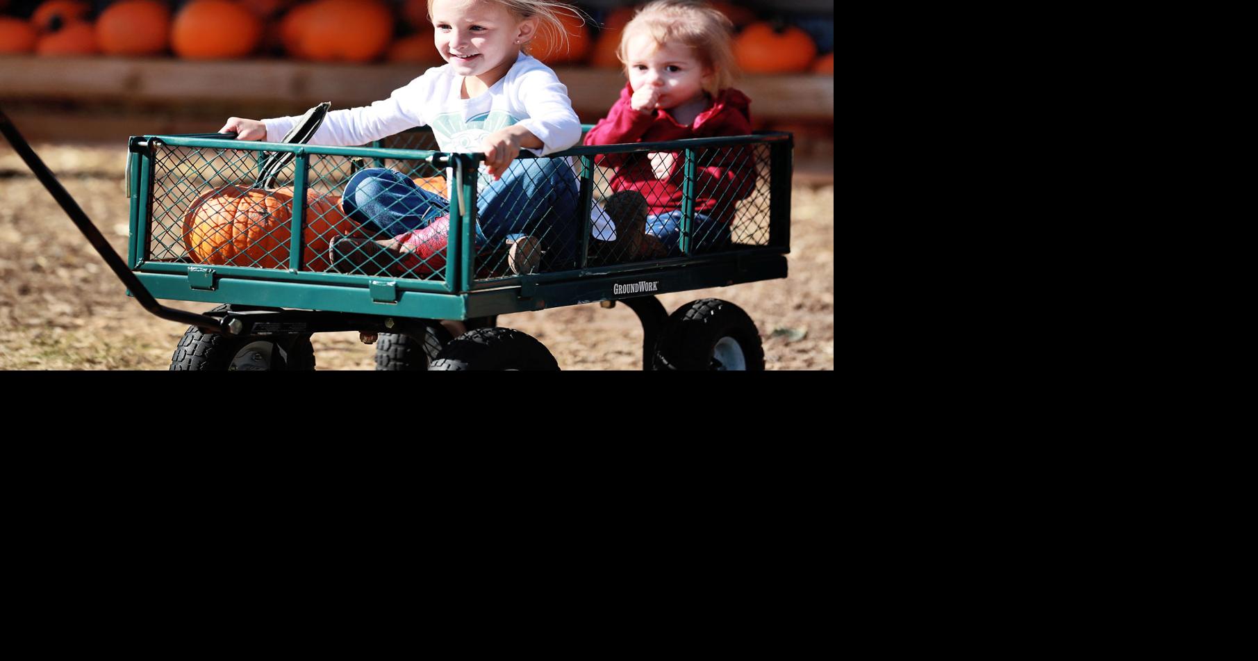 Children of all ages enjoy a beautiful fall day at St. Libory’s