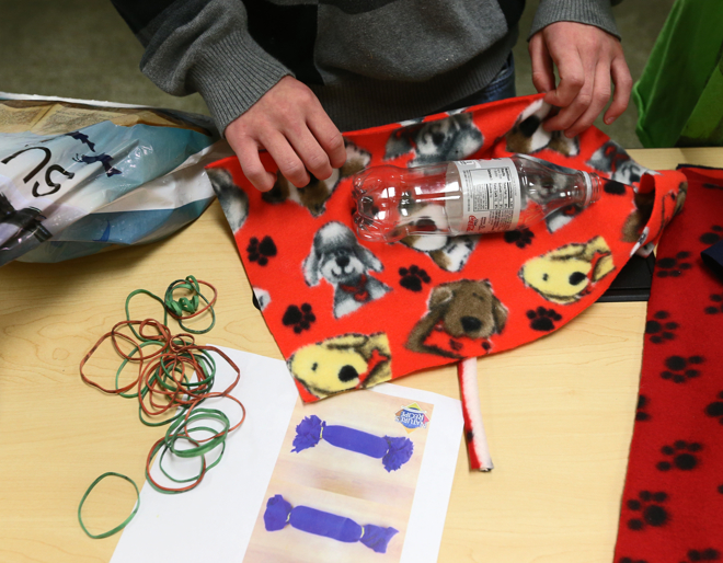 Teens make toys, blankets for Humane Society Local News