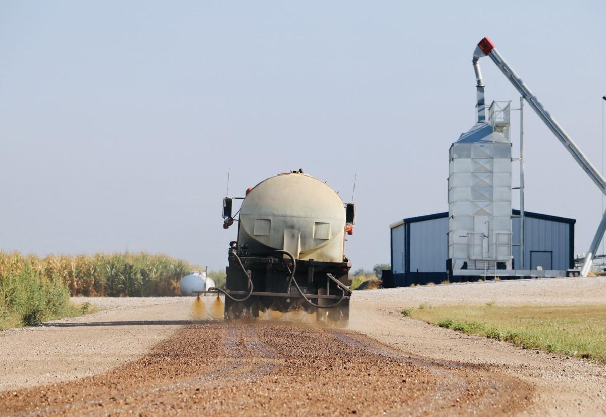 Soybean oil paves way for dust control, road stabilization