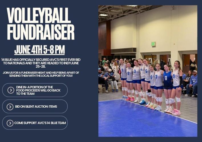 14 Blue Volleyball Fundraiser