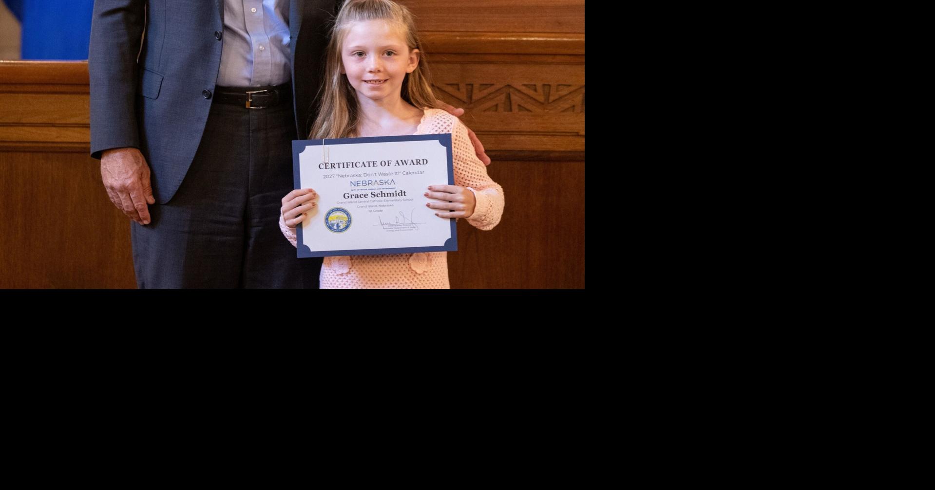Artwork by Grand Island girl will be featured in Nebraska environmental calendar