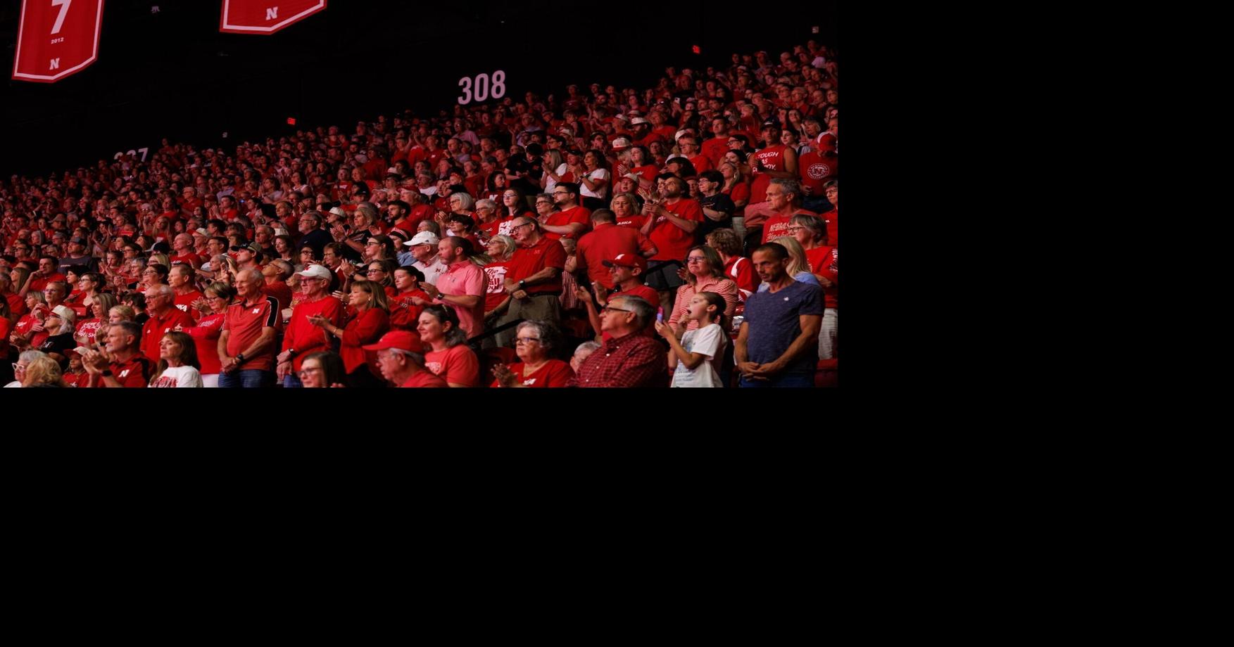 Just: Reviewing new chairbacks, bells, whistles and banners inside renovated Devaney Center
