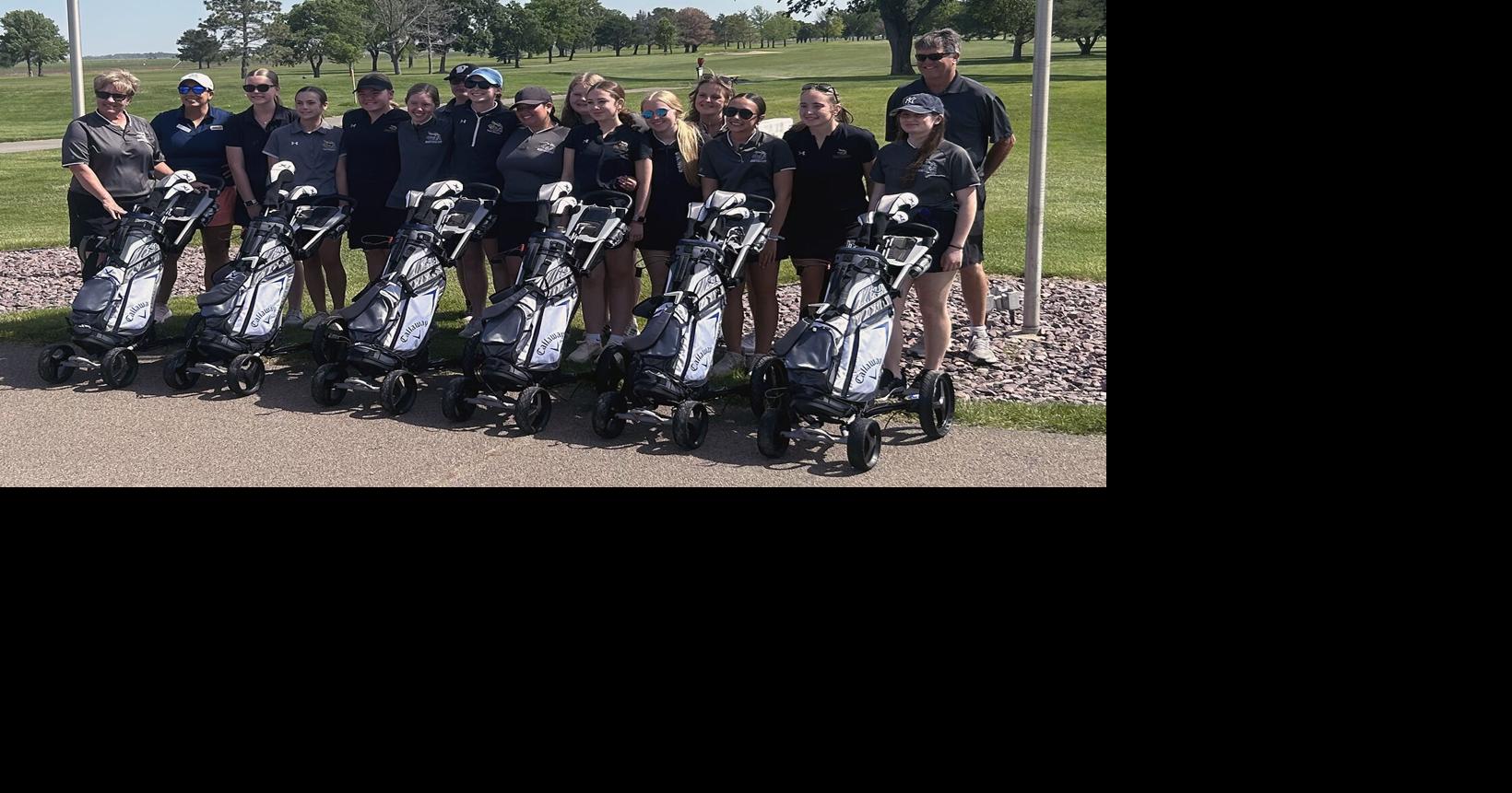 Northwest girls golf receives six new golf sets