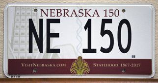 Sesquicentennial license plates designs unveiled Thursday