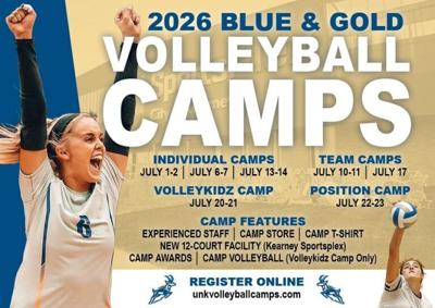 Blue and Gold Volleyball Camp