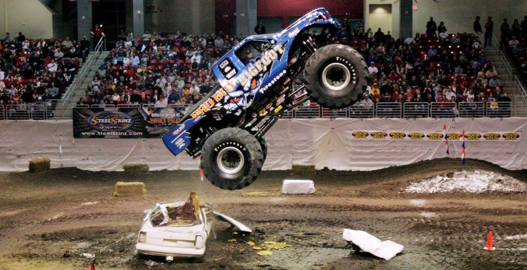 Monster trucks reign over Heartland Events Center