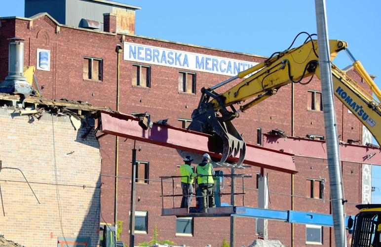 Demolition underway at old downtown Grand Island post office