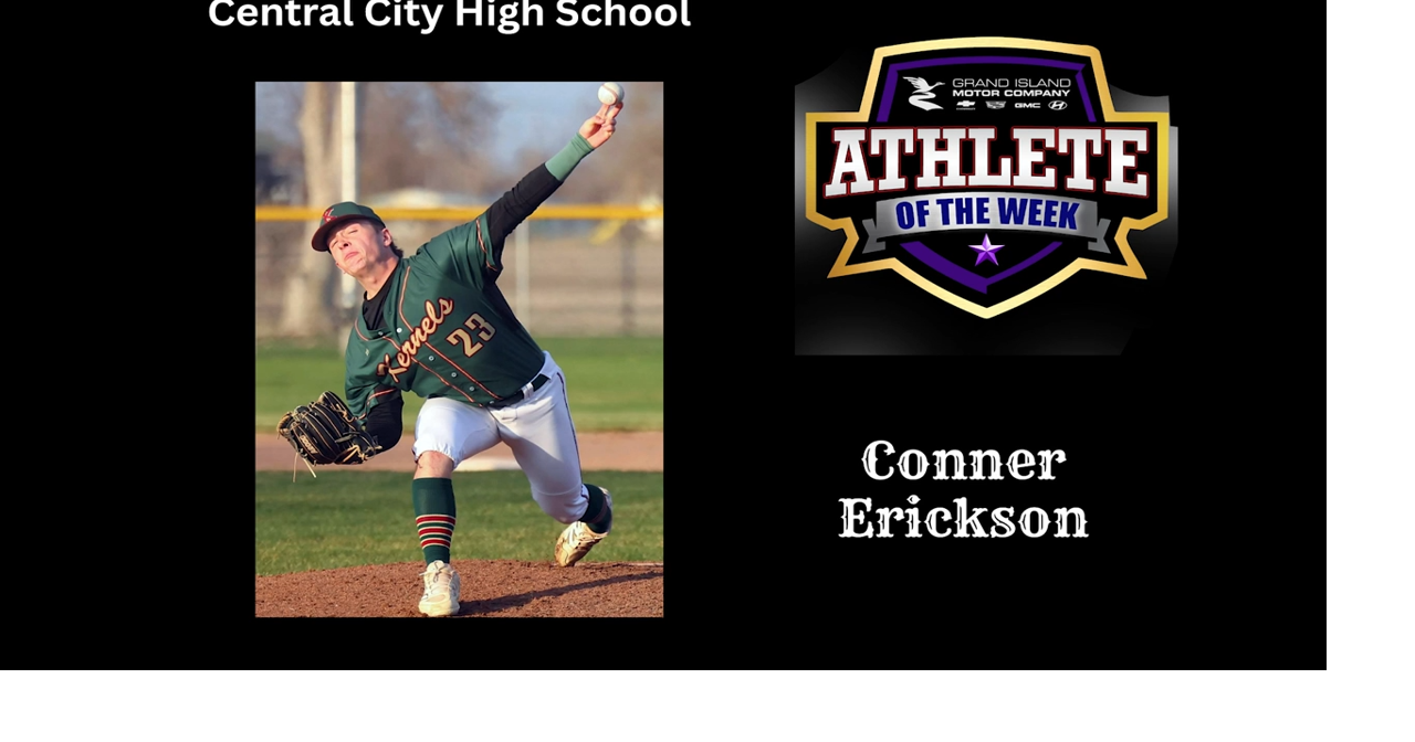 Conner Erickson is this week's GI-area Athlete of the Week