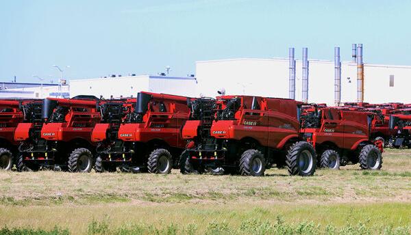 Case New Holland combines