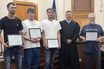 Four Graduate from Southeast Nebraska Adult Drug Court in Auburn