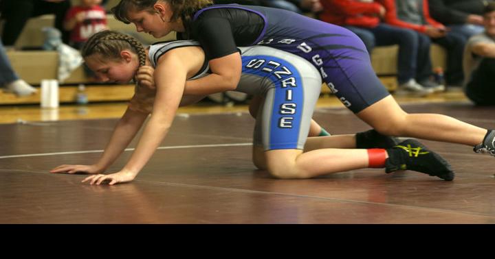 Girls showcase talents on the wrestling mats at Walnut Middle School