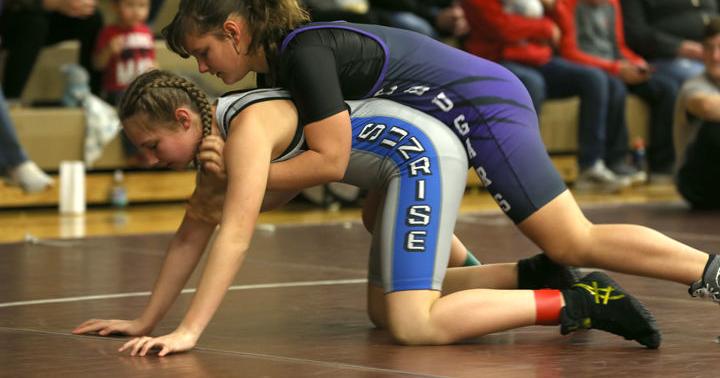 Girls showcase talents on the wrestling mats at Walnut Middle School