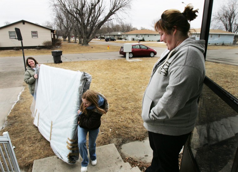 Delivery of donated mattresses coincides with AOK Week