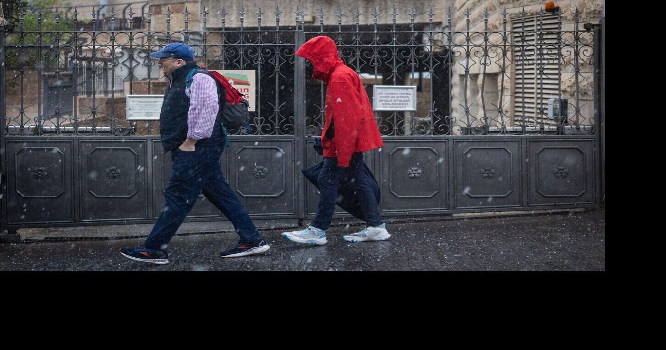Sudden Winter Storm Brings Flooding, Winds and Lightning Across Israel