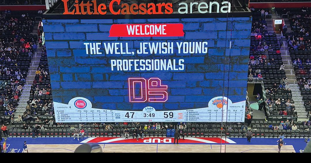 Detroit Pistons Home Game Brings Hundreds of Jewish People Together