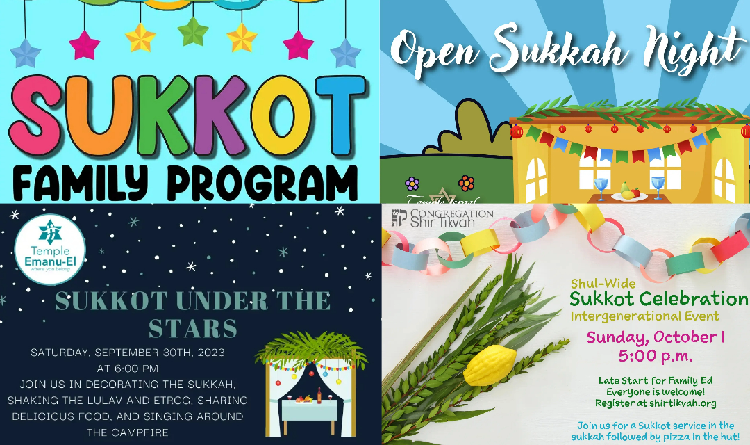 Jewish Families Dine Under the Stars for Sukkot