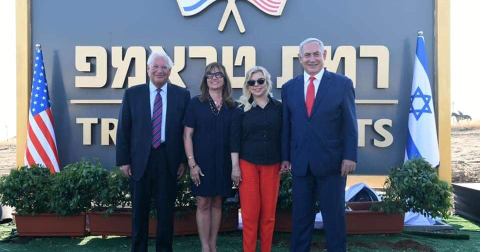 Sign Unveiled for Trump Heights Community in the Golan Heights | News