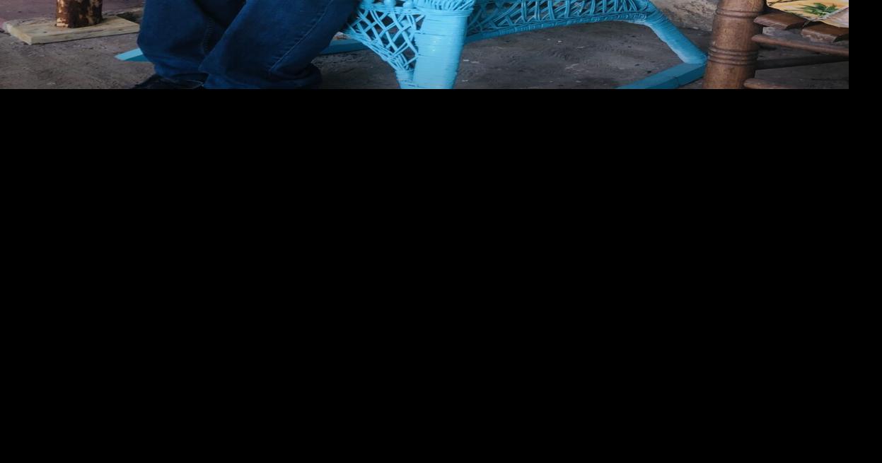 OXFORD BARREL-LEG JEANS