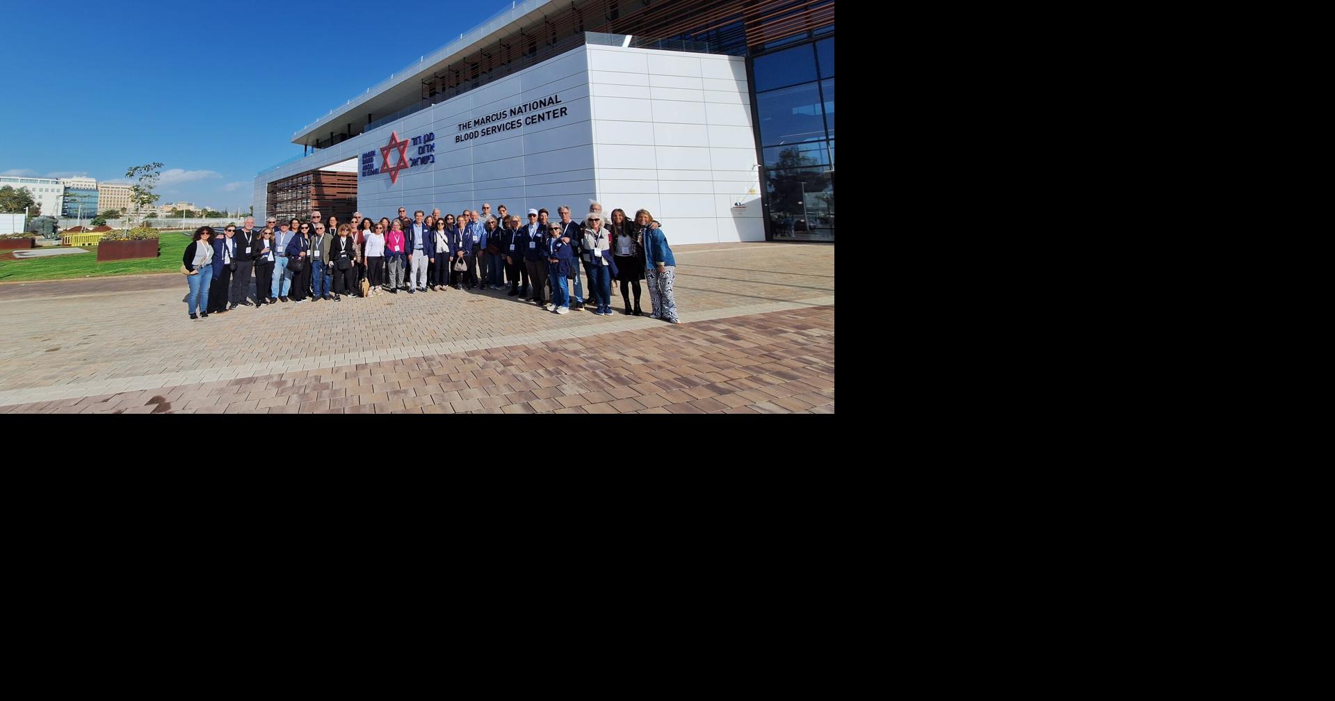 Detroit Delegation Visits Israel’s Marcus National Blood Services Center