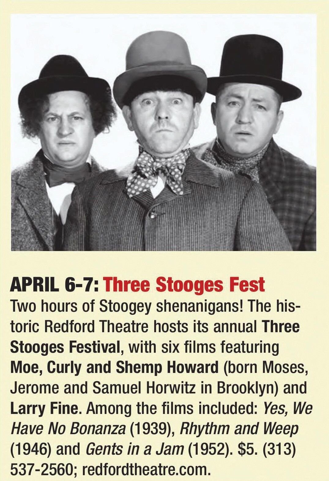 Looking Back: The Three Stooges | Mike Smith's Column