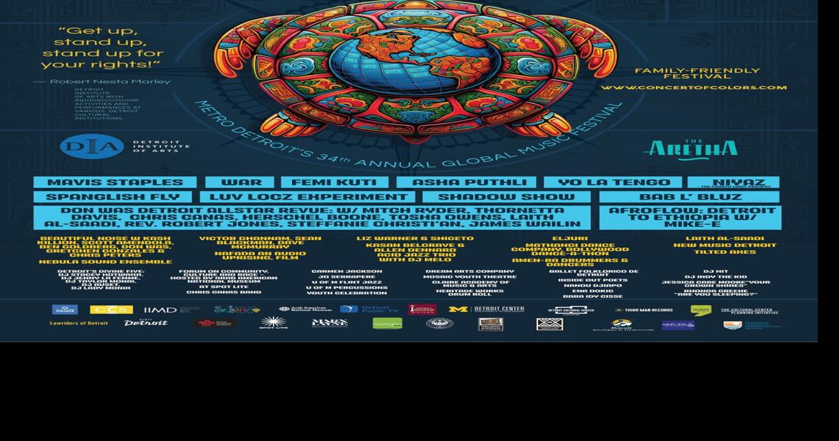 Concert of Colors 2025 Returns to Detroit with Global Sound and Local Soul – All for Free