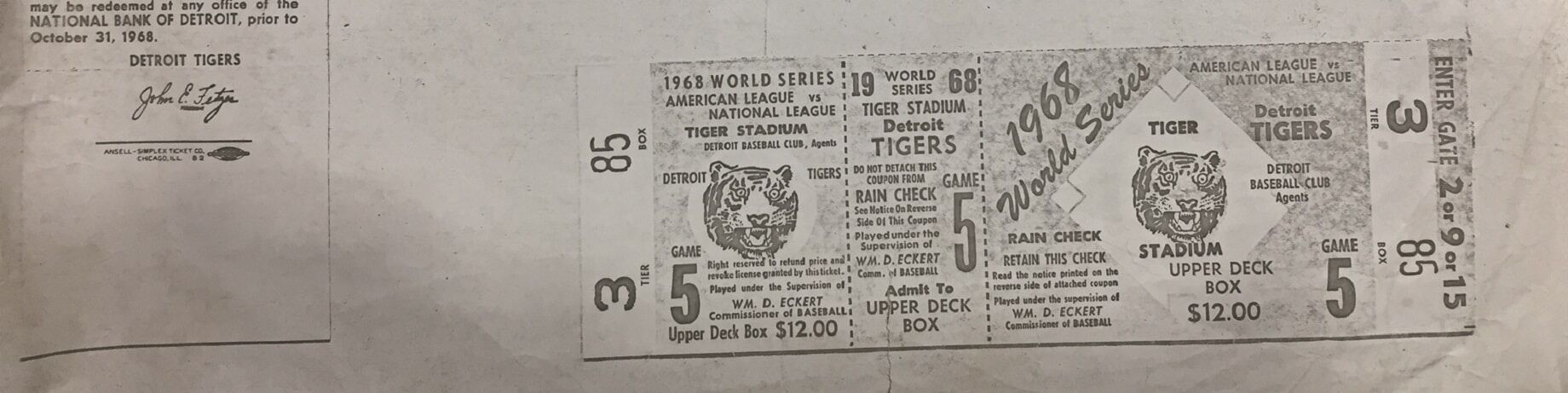 50 years ago, Freehan and Lolich started their careers together as young  Tigers - Vintage Detroit Collection