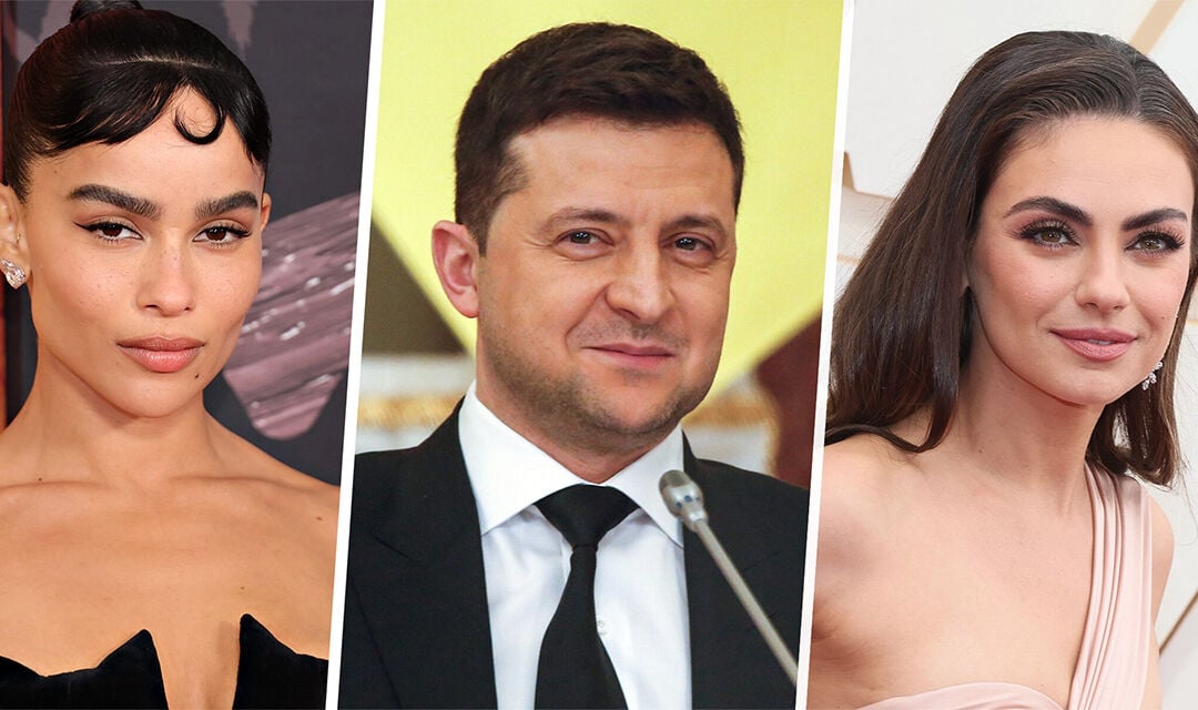 Image Volodymyr Zelensky image beautiful image beautiful image beautiful image beautiful - Volodymyr Zelensky, Mila Kunis, Zoë Kravitz Among Jews on This ...