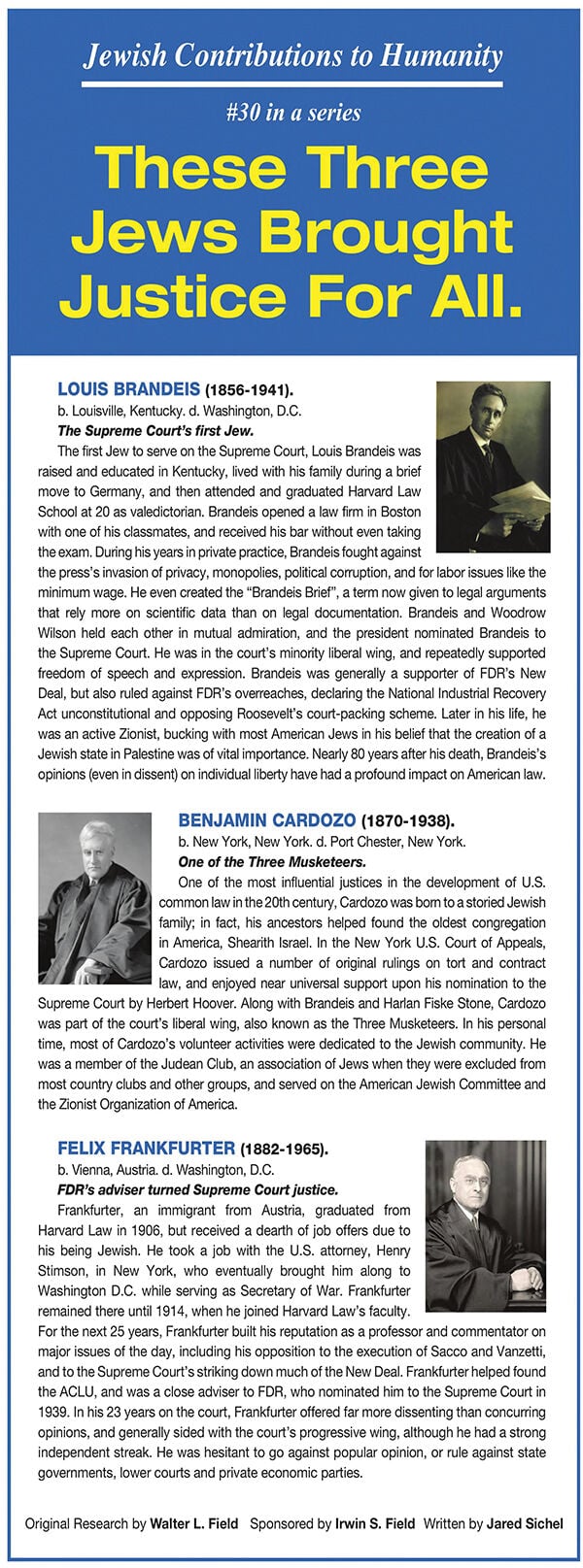 Louis Brandeis: The First Jewish Supreme Court Justice 