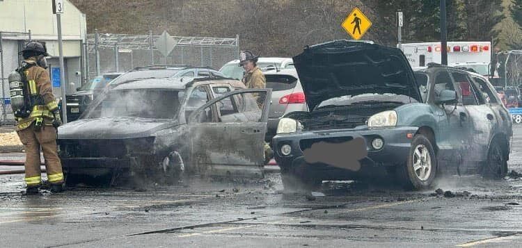 Fire Destroys Two Cars At Walmart | News | Thelebanonnews.com