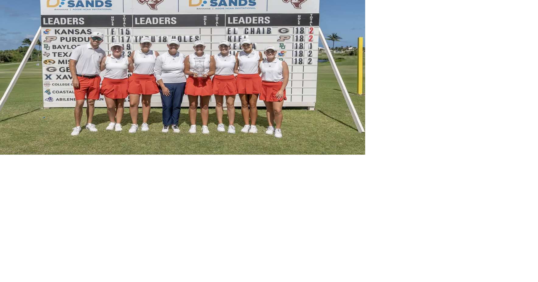 Kansas women win third straight golf title | Sports | thenassauguardian.com