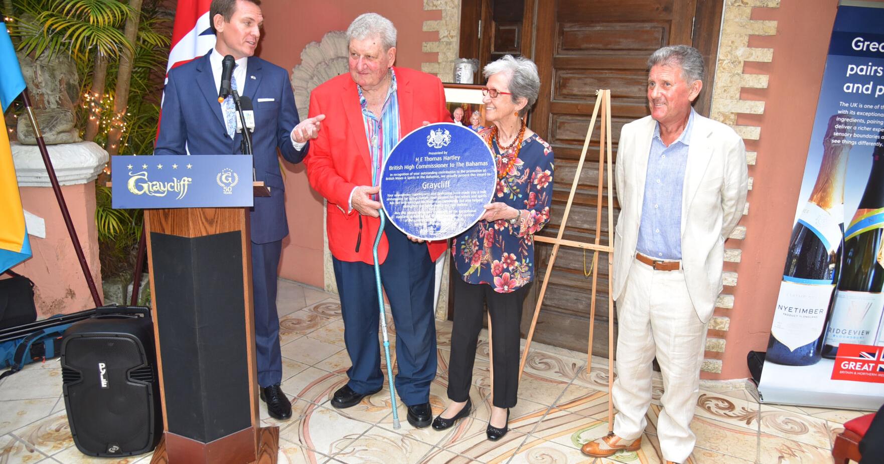 Graycliff is first venue in The Bahamas and outside he UK to receive blue plaque award - Vimarsana News