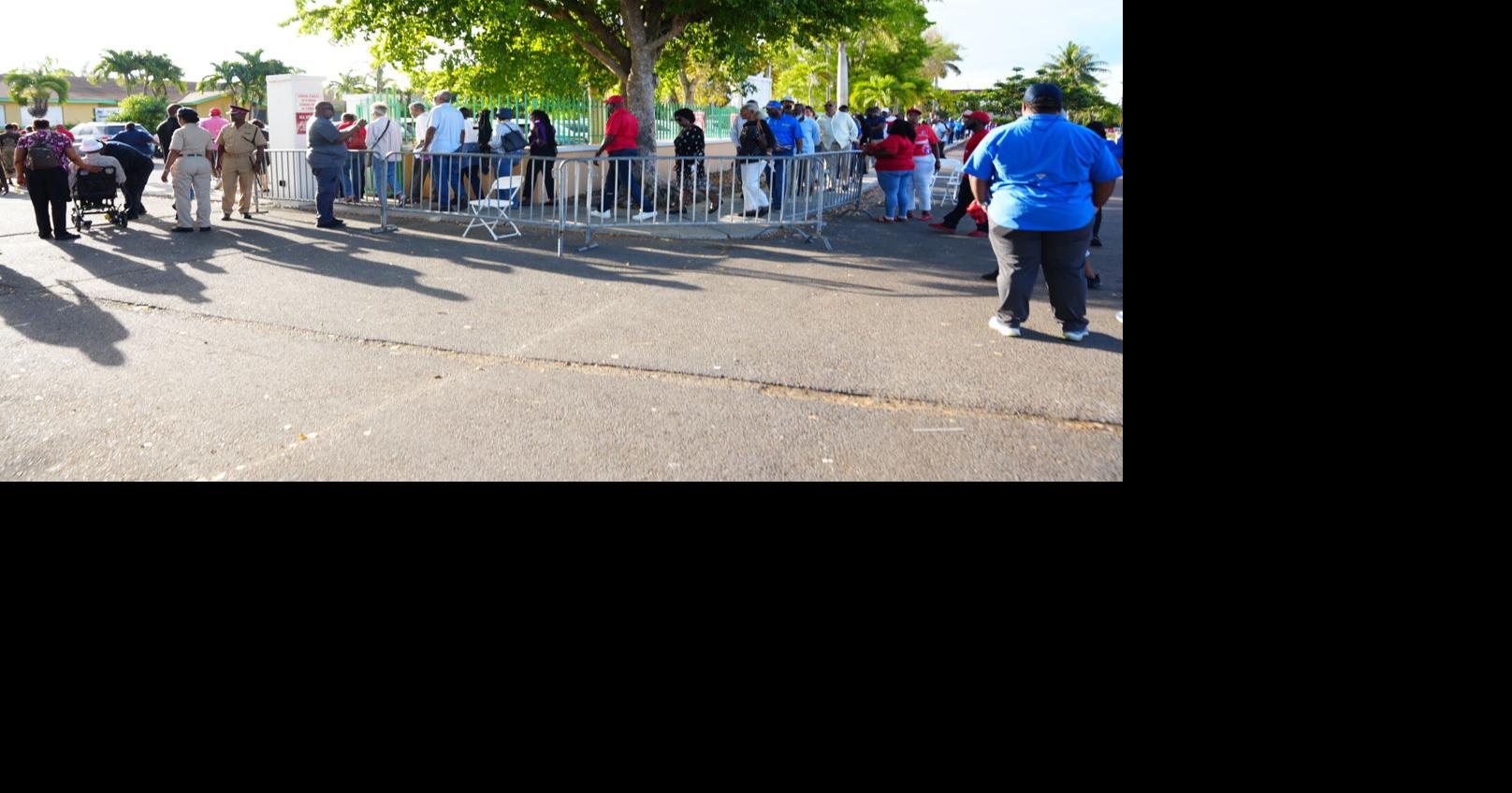 Healthy voter turnout at Garvin Tynes polling station