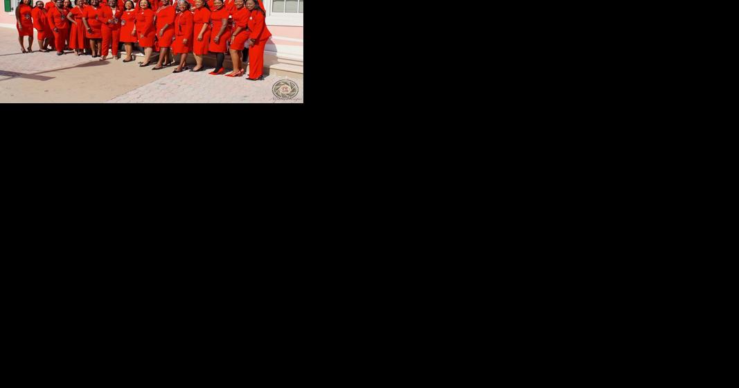 Delta Sigma Theta Sorority members paint Nassau red - Vimarsana News