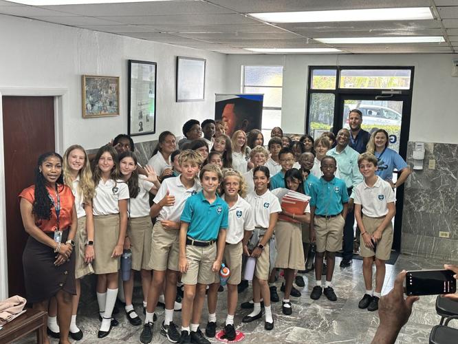 Lyford Cay International School students visit The Nassau Guardian ...