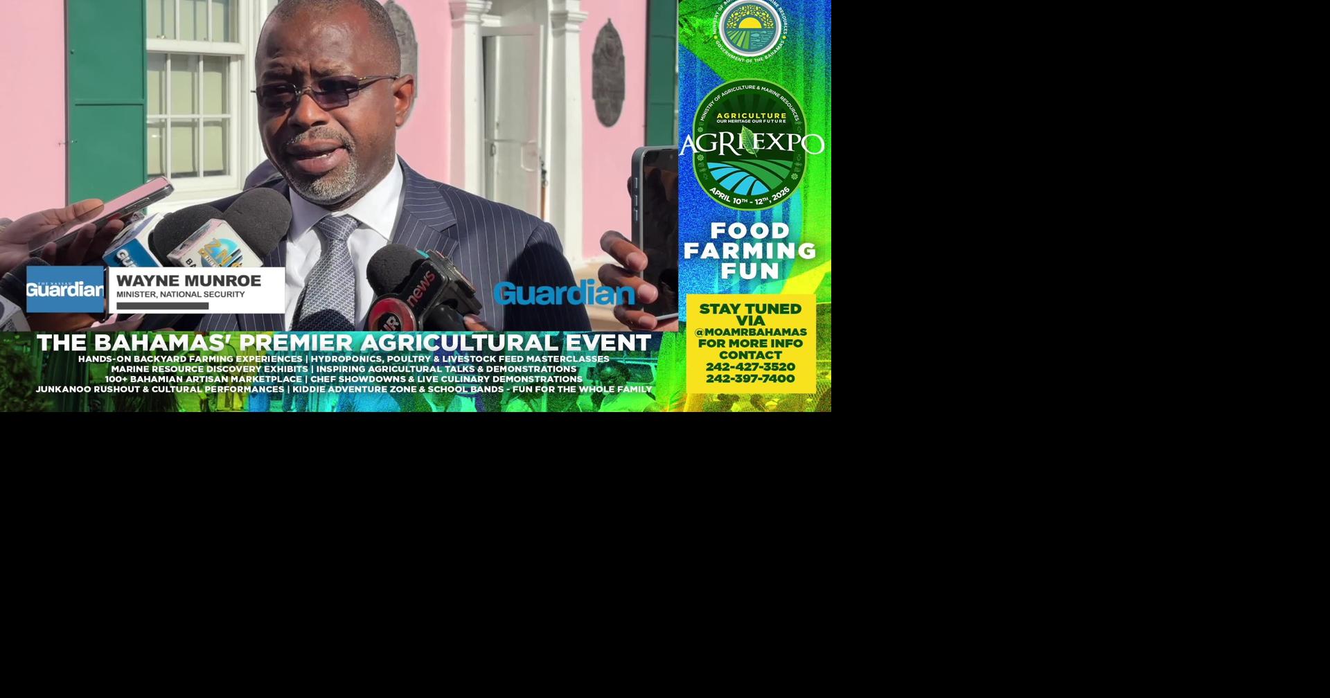 MINISTER MUNROE ON POLICE INVOLVED SHOOTINGS