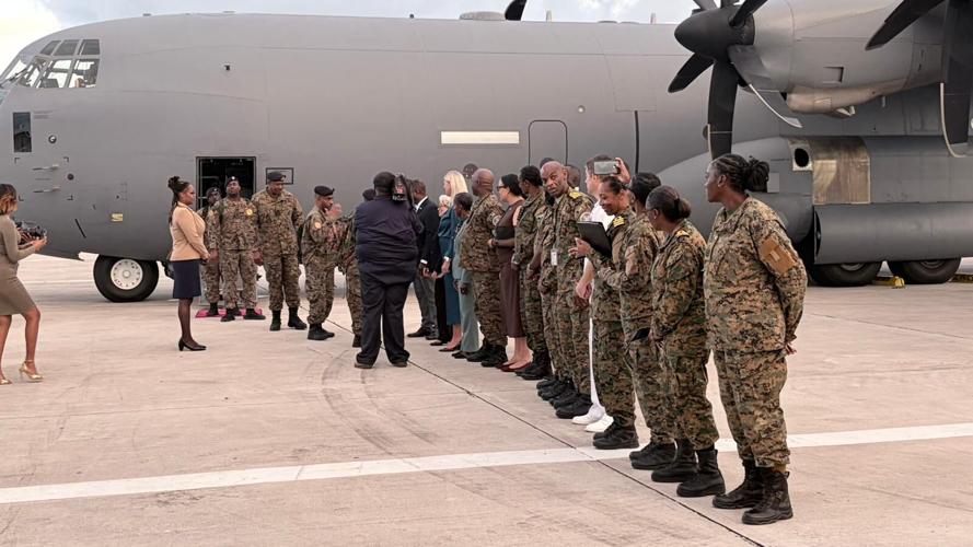 Teico Gaitor Rbdf RBDF officers return home from Haiti | News | thenassauguardian.com
