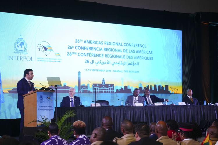 Heads of law enforcement agencies in The Bahamas for Interpol ...