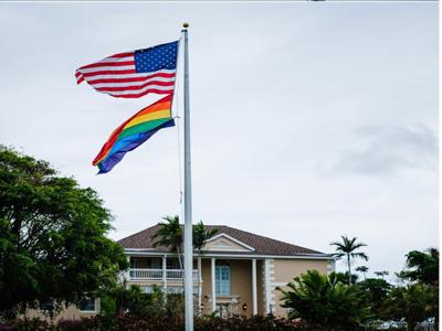 US embassy flies rainbow flag | Home | thenassauguardian.com