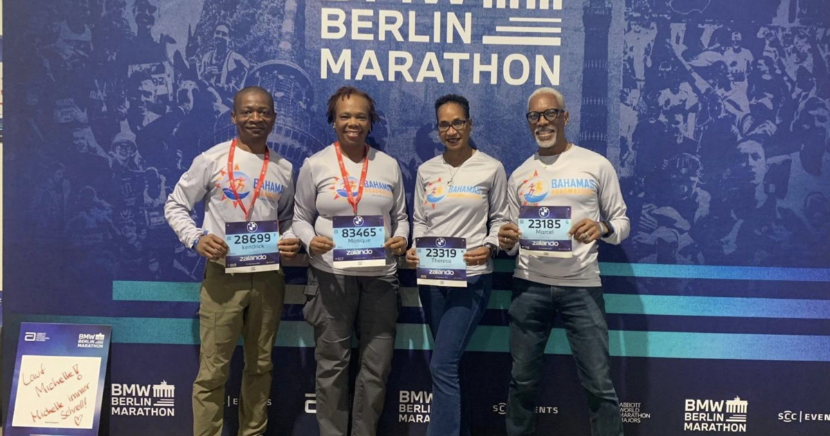 Bahamians couples compete at BMW Berlin Marathon