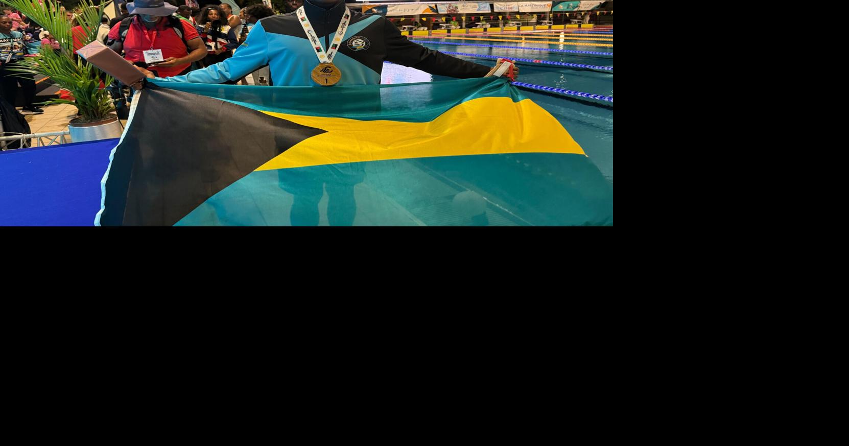 Bahamas hauls in 12 medals on day one