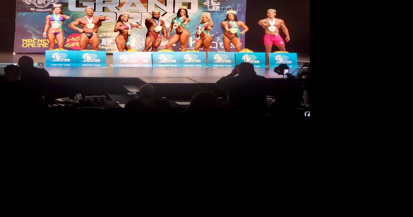 Bodybuilders show out at NPC Grand Prix