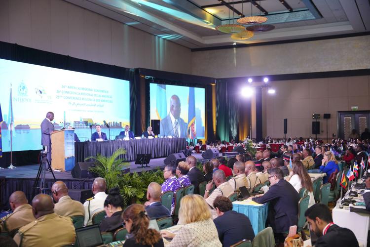 Heads of law enforcement agencies in The Bahamas for Interpol ...