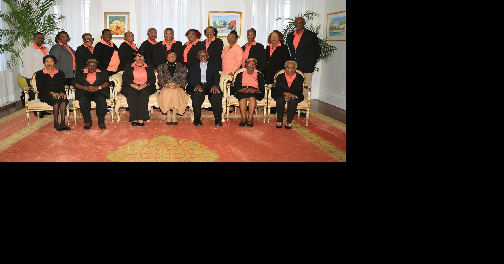 Helping Hands Club members at Government House