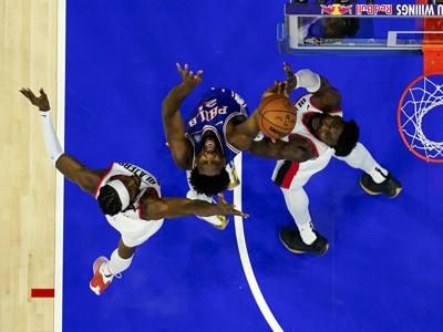 Trail Blazers 76ers Basketball