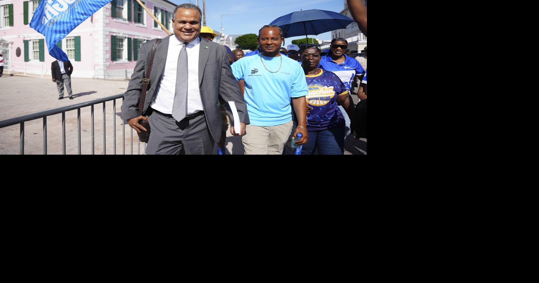 PLPs rally outside Parliament in support of Halkitis as FNM calls for his ...